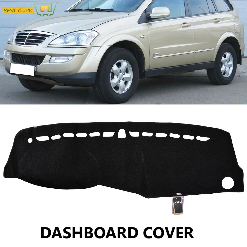 Накладка на приборную панель для Ssangyong Kyron 2005 2015 Actyon 2010 приборная накладка защита