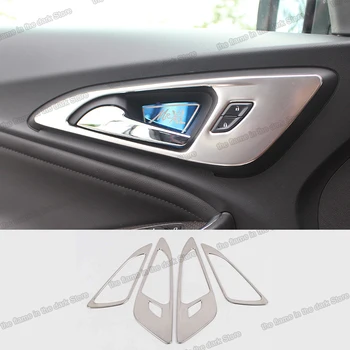 

Lsrtw2017 Stainless Steel Car Inner Door Handle Frame Trims for Chevrolet Malibu 2016 2017 2018 2019 2020 Interior Accessories