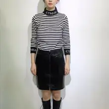 AMSIIKE Женская юбка из натуральной овчины кожаная юбка осенняя и зимняя новая женская кожаная юбка