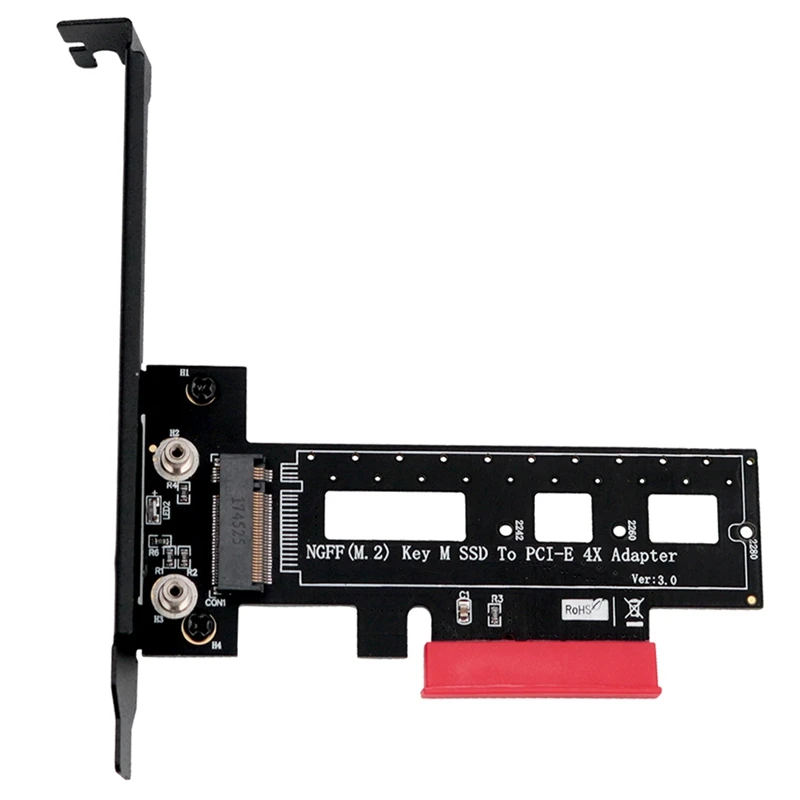 M.2 Накопитель SSD с протоколом NVME Ngff типа К Pcie3.0 Pci Express 4X адаптер с радиатором адаптер для компьютера для ПК
