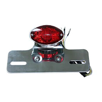 

LED Motorcycle Integrated Rear Tail Brake License Plate Light Old Sport bikes