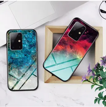 

100pcs/lot Tempered Glass Back Protector Phone Case For Samsung Galaxy S9 S10 S20 Plus S10e S20 Ultra
