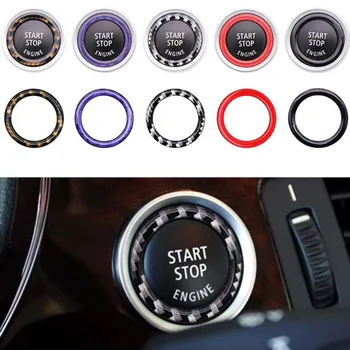 

Thin Auto Starting Button Sticker Ring For BMW 1 3 5 Series E60 E87 E90 30mm Engine Start Stop Decal Plastic Decoration