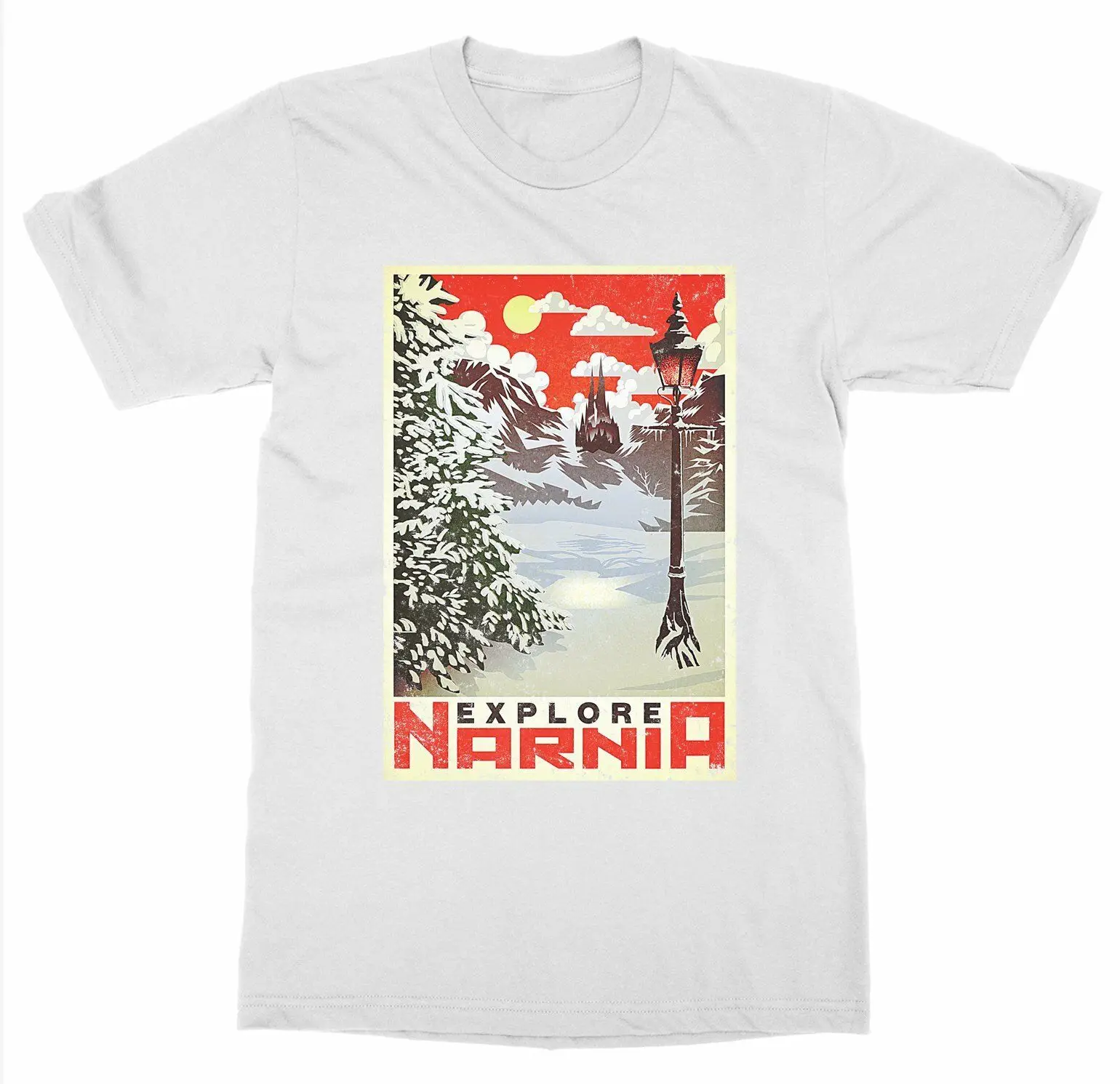 

Narnia T-Shirt C.S. Lewis Classic Book Fantasy Wardrobe Lion Witch Chronicles