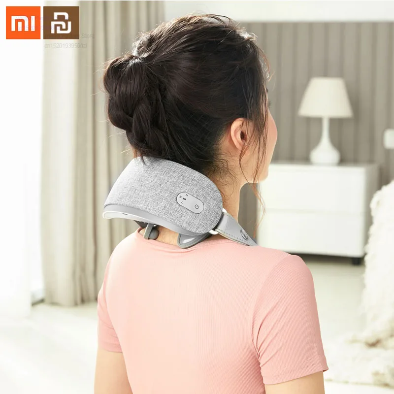Xiaomi массажный инструмент для шеи 3 вида массажного режима теплая физиотерапия беспроводной портативный усталость оборудование для здоровья
