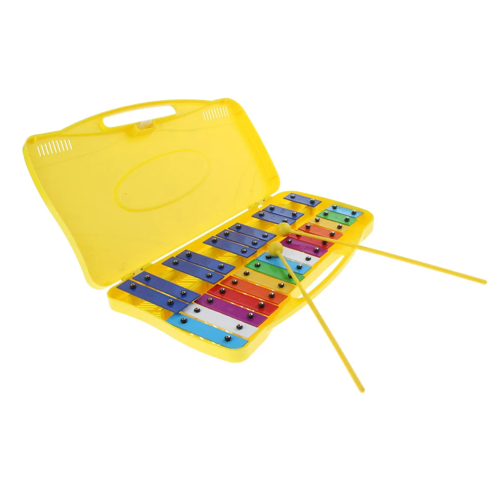 25 тонов ксилофон Glockenspiel с чехол для детей раннего образования игрушки