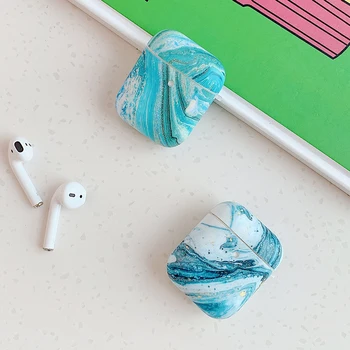 

SUYACS Vintage Luxury Marble Earphone Case For AirPods Pro Silicone Protective Wireless Bluetooth Headset For AirPods Pouch Case