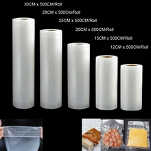 Вакуумный пакет для хранения сумки вакуумный упаковщик Еда длительного сохранения свежести 12/15/20/25/28/30 см* 500 см; ; Прямая поставка;