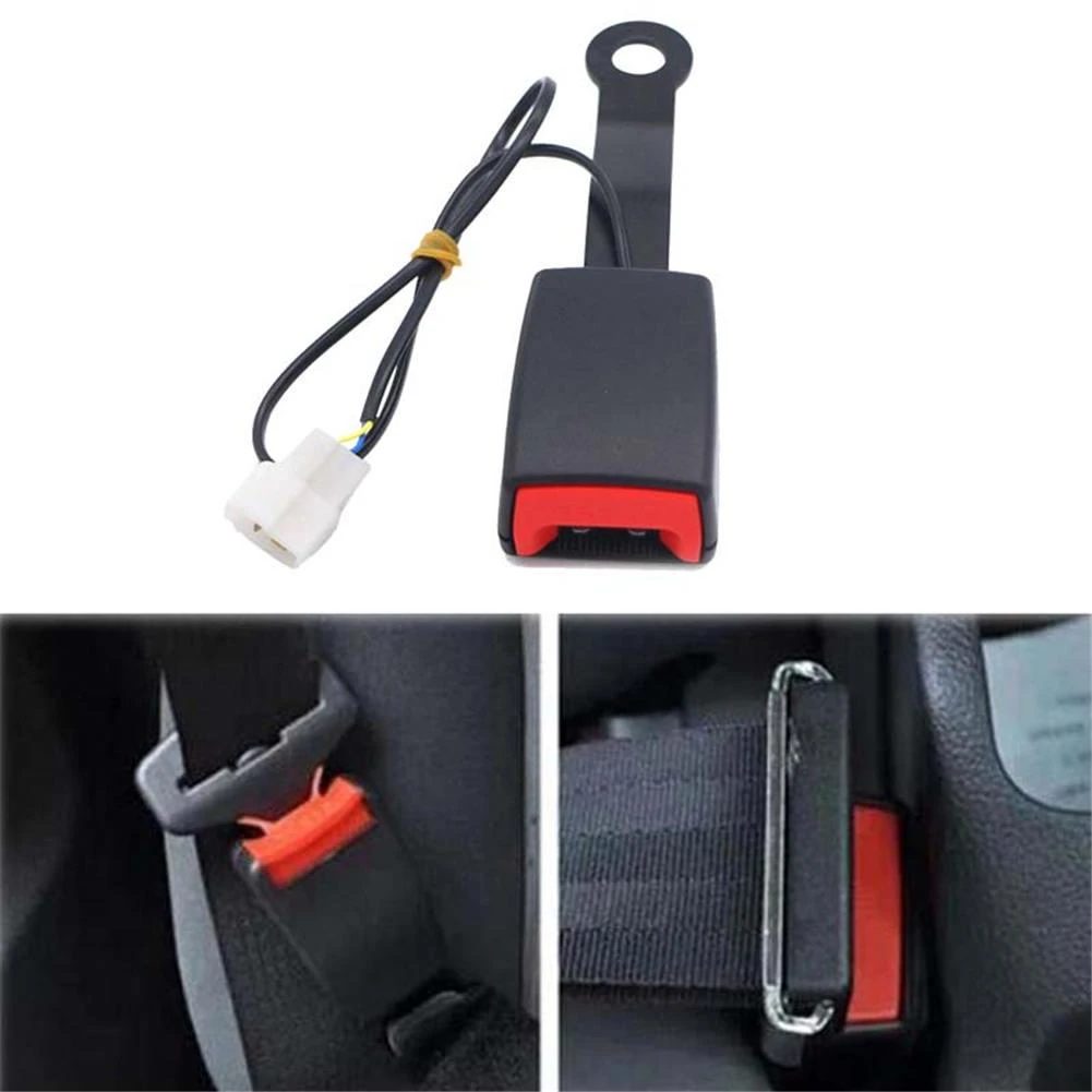 Cerradura de cinturón de seguridad para coche, accesorios de coche, cierre de seguridad para coche, hebilla delantera cinturón de seguridad, Conector de enchufe|Cinturones de y amortiguación| - AliExpress