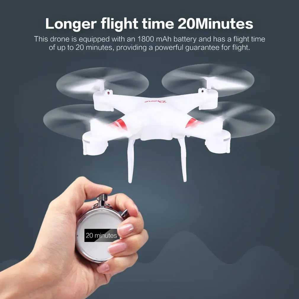 

KY101 RC Dron Toy With Camera One Key Return Landing Off Headless Long Flight Time RC Quadcopter Drone with 30W/200W/500W Camera