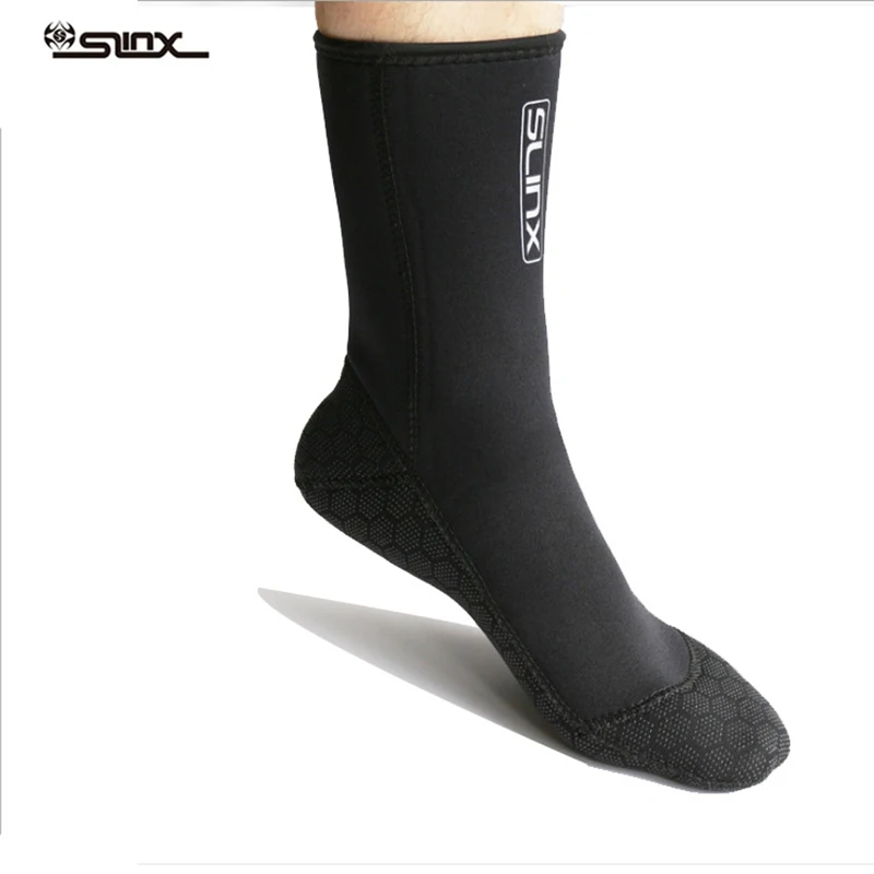 

Diving socks 3MM Neoprene SLINX super elastic non-slip Warm diving fins wear Anti-scratch Snorkeling Soft shoes Swimming Socks