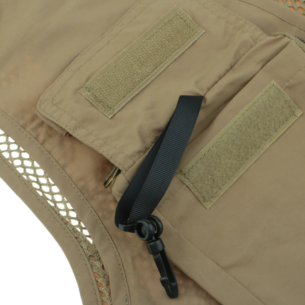 Multi-Pocket Quick-Dry Jacket Fishing Photography Outdoor Travel Vest 4XL Durable Fishing Vests for Fisherman