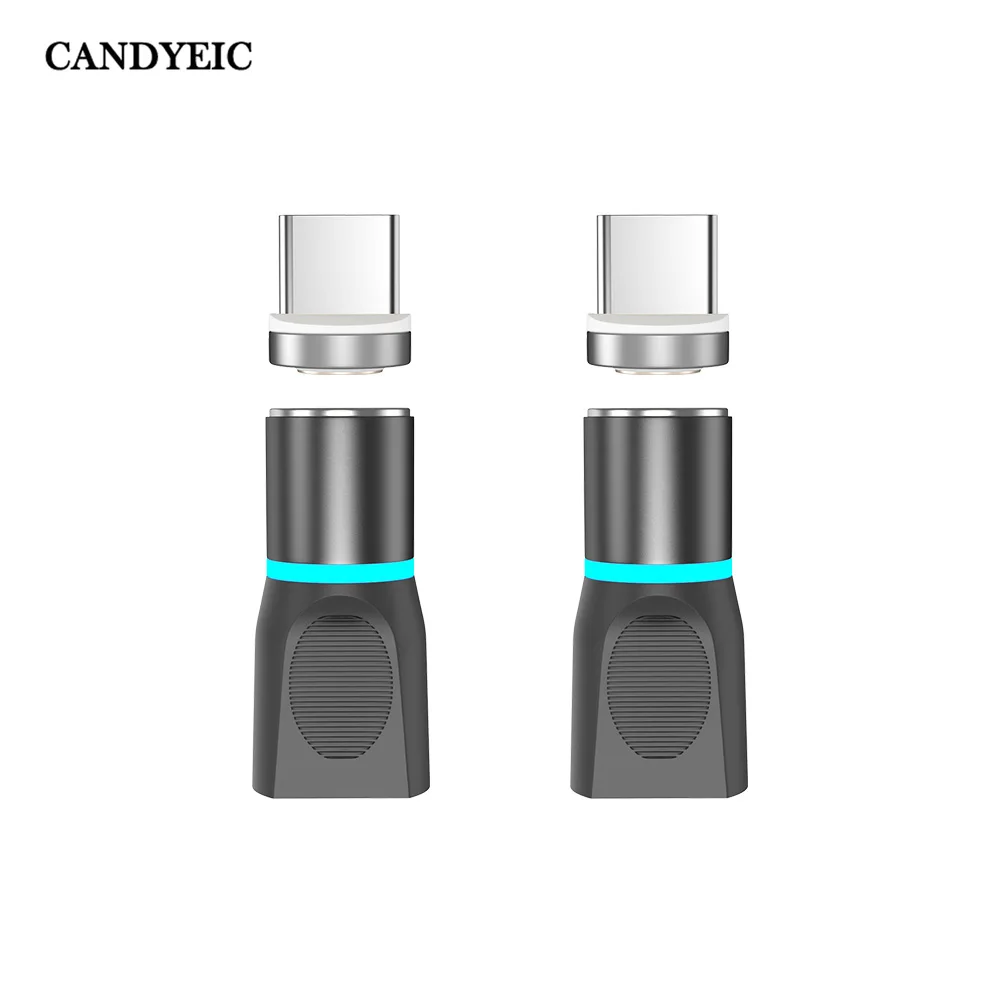 Магнитный зарядный адаптер Candyeic USB Type C для Samsung Galaxy S20 Ultra зарядное устройство OPPO