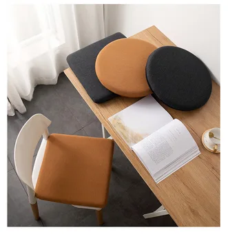 

about40cm round/square camel/black/grey slow rebound memory foam seat cushion tatami seat pad chair mat bott pad
