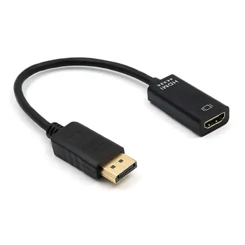 

Dp To Hdmi Cable Adapter Male To Female For Dell Laptop Pc Display Port To 1080P Hdmi Cable Adapter Converter