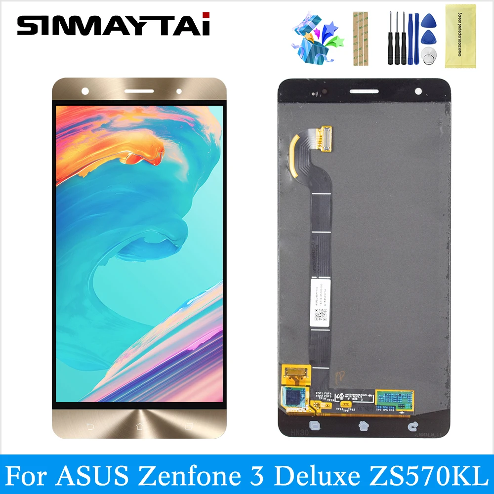 Zs570kl Lcd For Asus Zenfone 3 Deluxe Z016s Z016d Zs570kl Lcd Display Digitizer Touch Screen Replacement Parts Asus Black Z016d Mobile Phone Lcd Screens Aliexpress