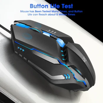 1.5M Wired Gaming Mouse High Sensitivity And Stability USB Computer Mouse Ergonomic Seven-color Mouse Wired Mouse For PC Laptop 1