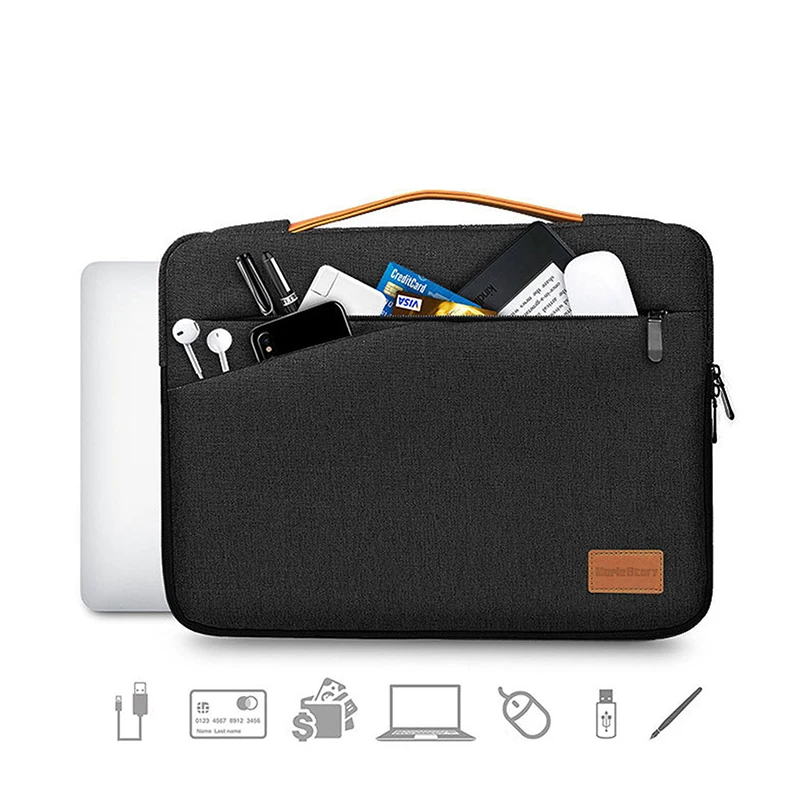 Многофункциональная защитная сумка-чехол для Apple Macbook Air Pro Retina 13 15 чехол ноутбука 3