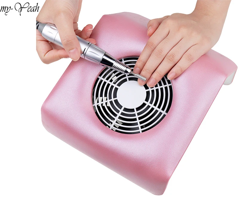 

30W Nail Dust Remover UV Gel Polish Vacuum Cleaner Manicure Powder Vacuum Cleaner Nail Strong Fan Leather Nail Machine