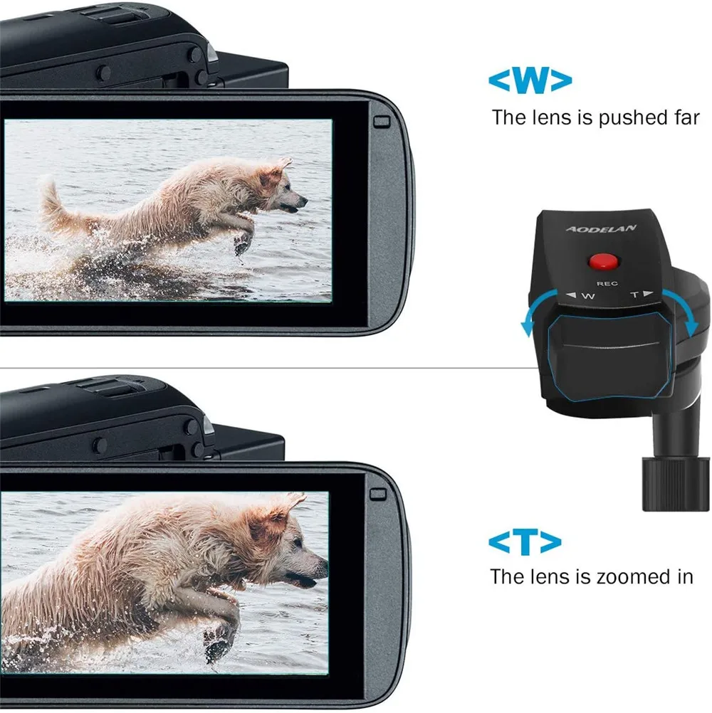 lanc, tripé com controle zoom para sony nx5c nx3c 190p 150p 198p