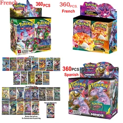 Jeu de cartes Pokemon anglais, 15 styles, 360 pièces, 360 pièces, dessin animé pokémon TCG: épée et bouclier Dark Ablaze Booster Box, jeu de Trading, jouet 
