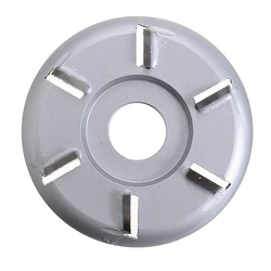 Disque de sculpture sur bois électrique de 90mm, 6 dents pour le travail du bois, Turbo avion, ouverture de 22mm, meuleuse d'angle, fixation, fraise 