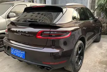 

REAL CARBON FIBER REAR WING TRUNK LIP ROOF SPOILER FOR Porsche Macan 2014 2015 2016 2017