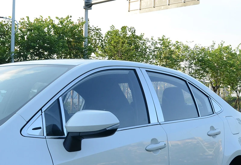 Подходит для Toyota Corolla E210 Sedan автомобильный Стайлинг полный Оконные Планки с центральной колонной оконной отделкой 28 шт. авто аксессуары