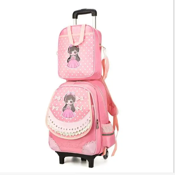 School Trolley Bag For Girls School Bag 