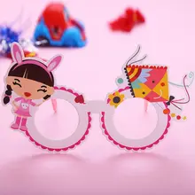 10 шт./компл. рождественские украшения для домашнего декора новогодние очки детские подарки Олень снеговик украшения