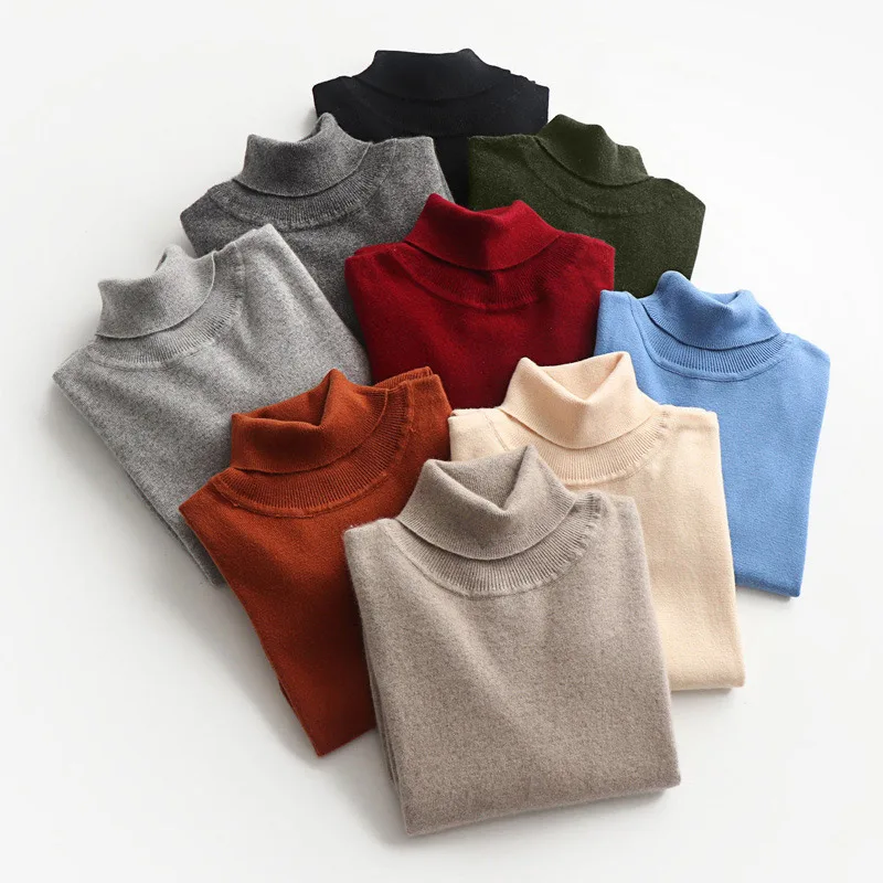 

Cashmere Turtleneck Fashion Men Wool Sweater Clothes 2019 Autumn Winter Jersey Hombre Pull Homme Pullover Men Slim Sweaters