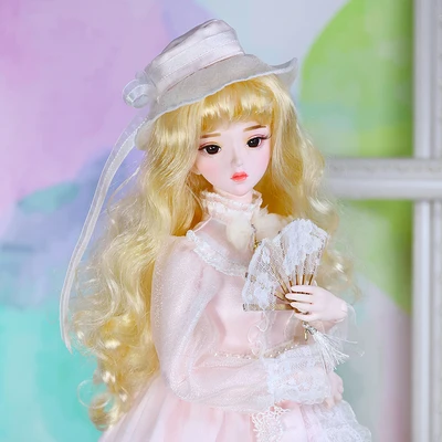 Details about   1/3 SD BJD Doll Outfit Pink Archaic Fairy Clothes Dress+Gown+Headwear+Earrings