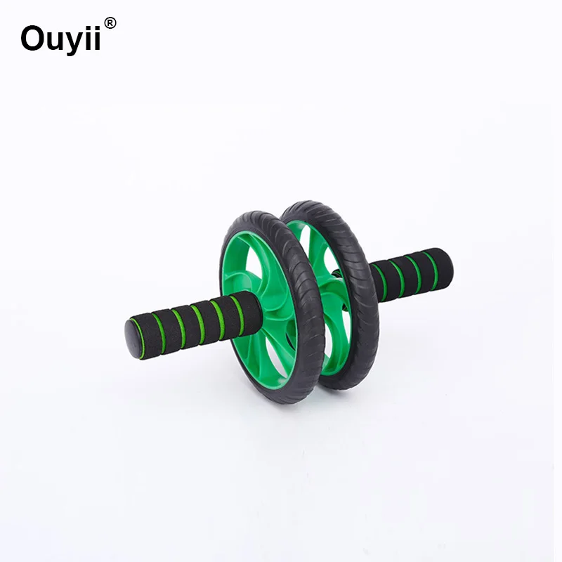 Green 14 inches Мужской ролик для брюшного колеса, для тренажерного зала, для ног, рук, талии, мышц живота, для фитнеса, оборудование для мужчин, Т-образное колесо, удобное домашнее Спортивное колесо для пресса - Цвет: Green 14 inches