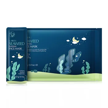 

LAIKOU Seaweed Moisturizing Sleeping Face Mask Anti wrinkle Night Facial Packs dark circle Moisturize Anti-Aging skin Hydrating