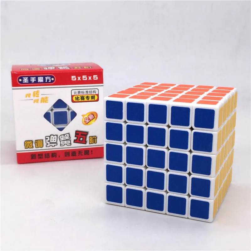ShengShou 7089A 5x5x5 магический куб скоростной стикер профессиональные 5-слойные магические Кубики-пазлы Развивающие игрушки для детей SS502