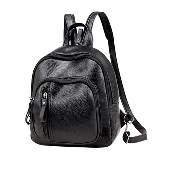 

Mini Backpack, Classic Leather Travel Daypack Shoulder Bag for Women Girls