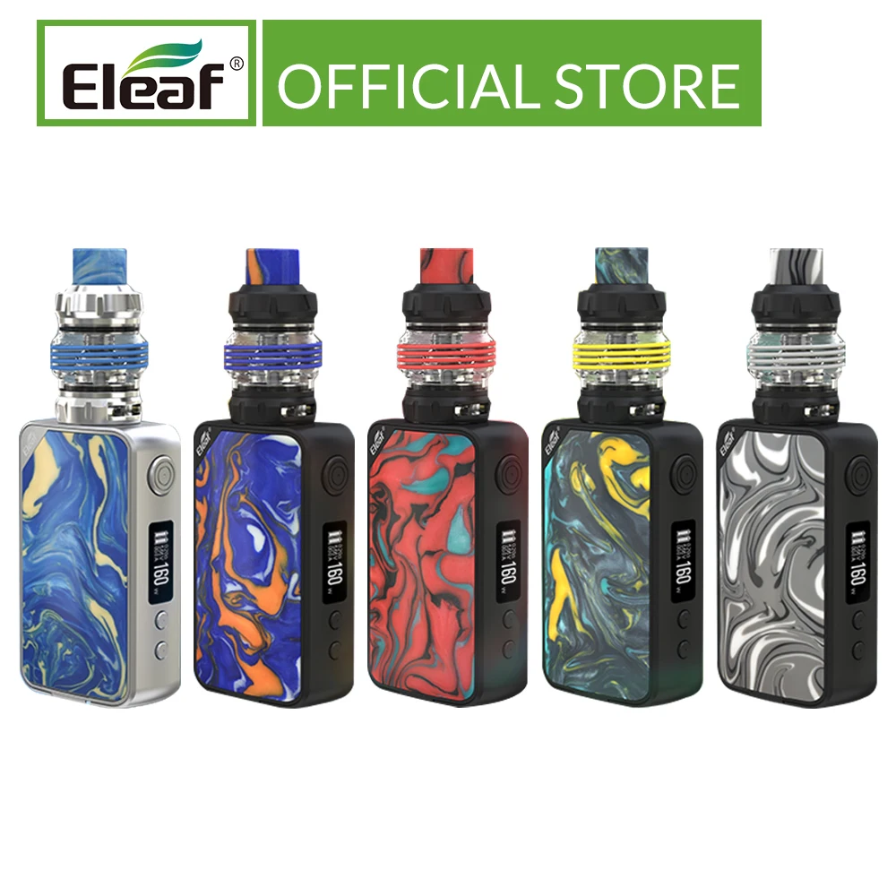 Comprar FR Original 160W Eleaf iStick mezcla kit con ELLO POP 2 ml 6,5 ml de doble batería 18650 con hw bobina cigarrillo electrónico del sólo 3