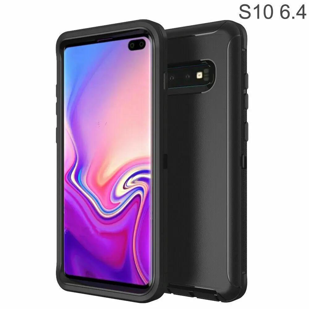 Сверхпрочная Защита для Samsung Galaxy S8 S9 S10 Plus S10 Lite Note 10 9 8 сверхмощный Гибридный противоударный чехол с зажимом