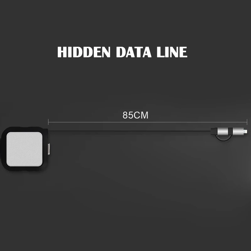 Автомобильное зарядное устройство адаптер Micro USB Выдвижной кабель многофункциональное автомобильное зарядное устройство GV99