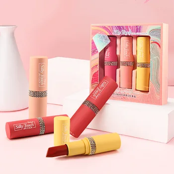 

Luxury Flamboyant Style Lipstick 3 Pack Set Long-lasting Does Not Fade Europe and America