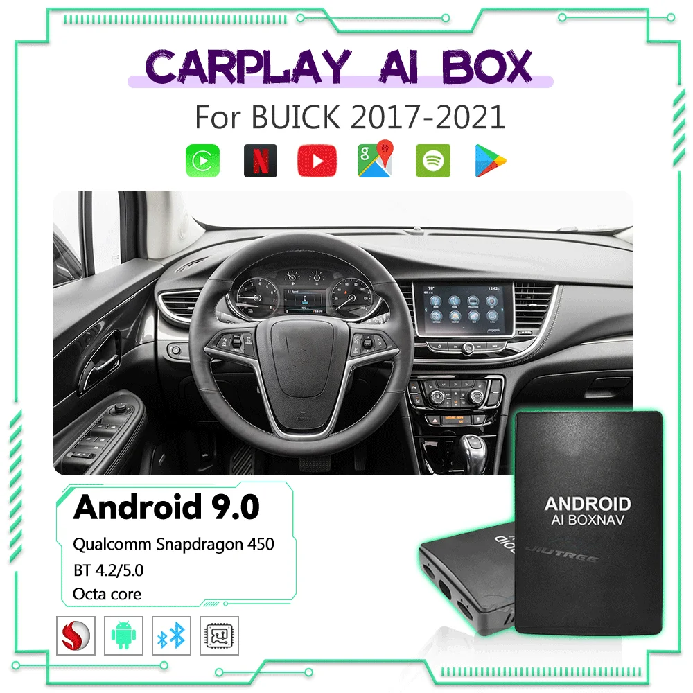 CarPlay AI Smar Box para Jeep Compass Grand Cherokee Wrangler Gladiat