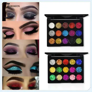 

2020 Diamond Sequin Eyeshadow Palette Glitter Powder Highlighter Eye Shadow Powder Shadow Makeup Palette Beauty Glazed Cosmetic