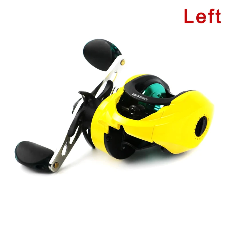 Черный 8+1 Bearings Fishing Wheel Magnetic Brake Water Drop Left/Right Hand Fishing Reel YA88 - Цвет: Черный
