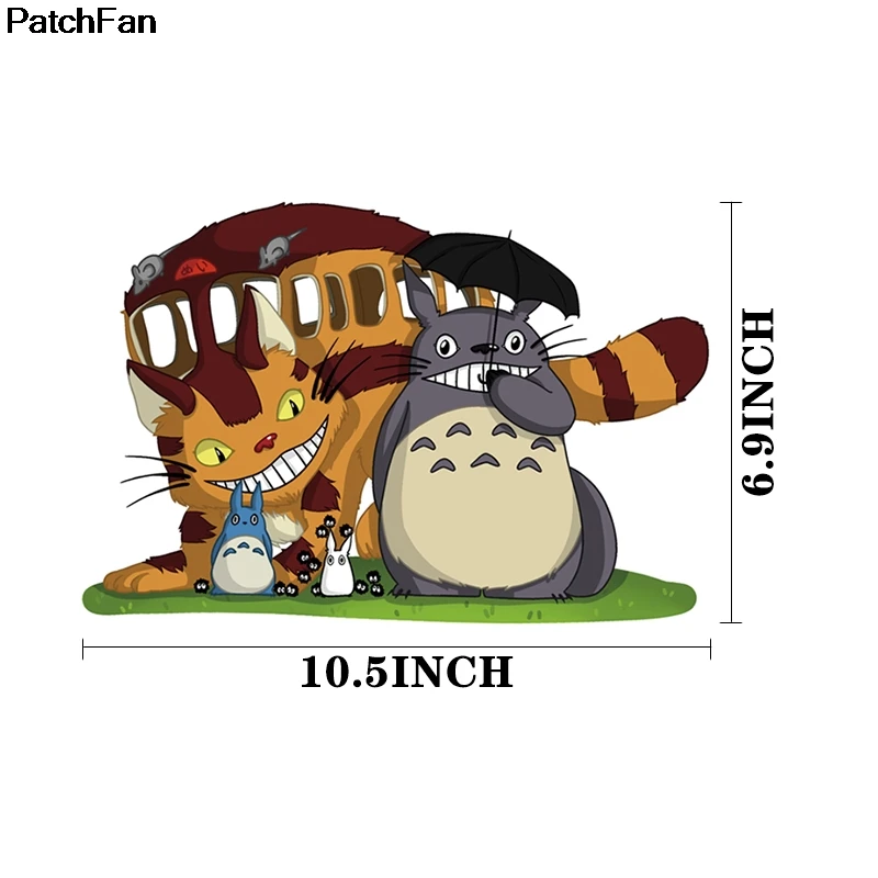 Patchfan кошка животные DIY термопресс наклейки утюг на патчи ручной работы нашивки на одежду куртка Футболка теплопередача A2526