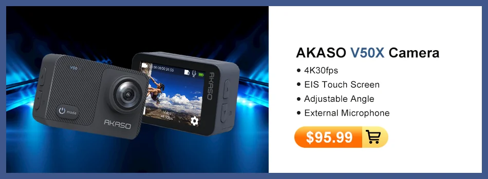 New ! AKASO Brave 8 4K60fps 48MP Action Camera