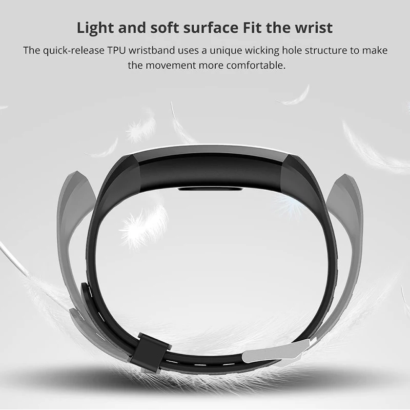 Geekbes GB4 Smart Band Men Women Bluetooth Fitness Tracker Bracelet IP67Waterproof Smart Watch Blood Pressure color UI Wristband