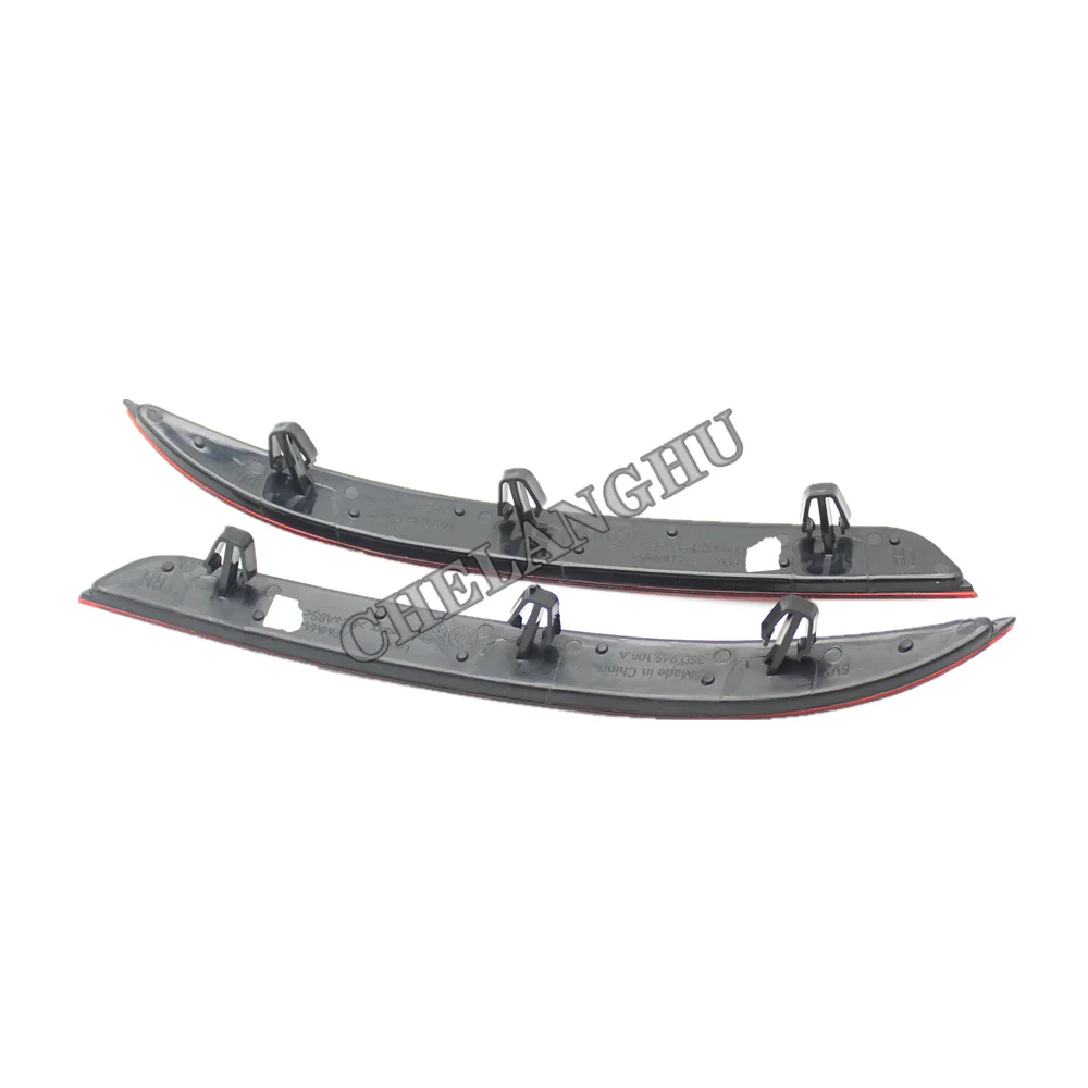 For VW Passat CC 2013 Car-styling Red Rear Bumper Reflector Tail Light Bars Brake Parking Warning