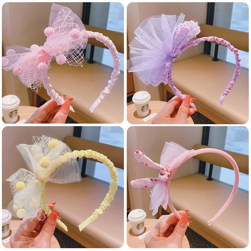 Рисунок 2 - Детский бант из сетчатой пряжи в Корейском стиле