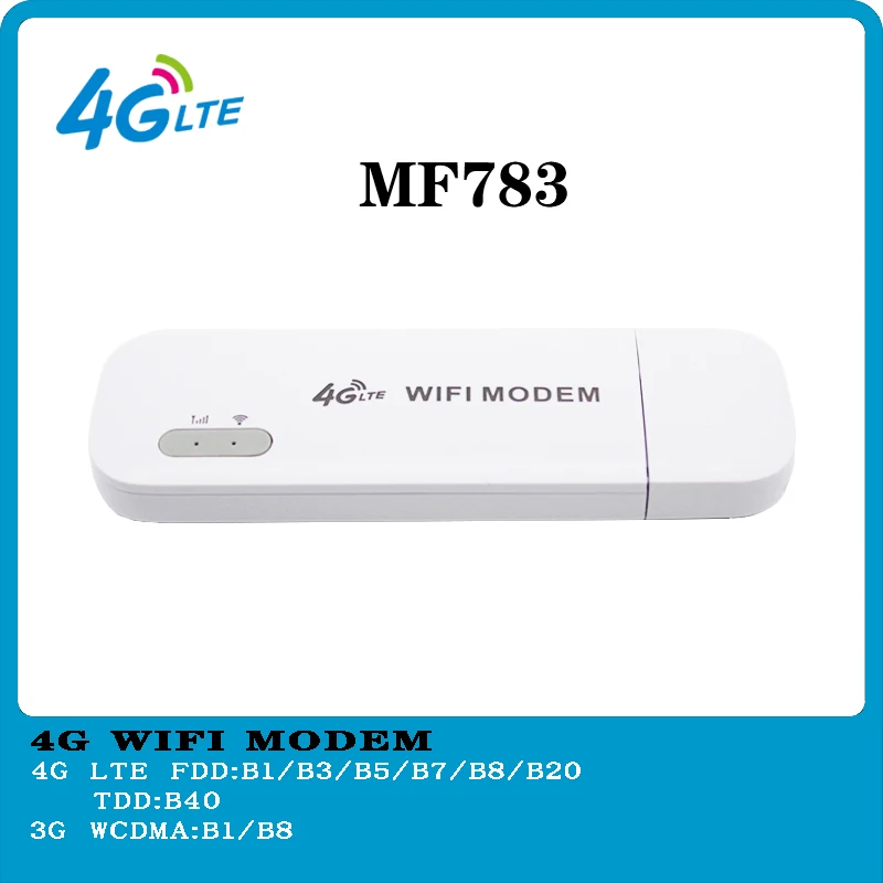 Разблокированный модем MF783 MF782 4G LTE 150 Мбит/с USB Wi-Fi 4g МОДЕМ WiFi Dongle Carfi PK E8377 |