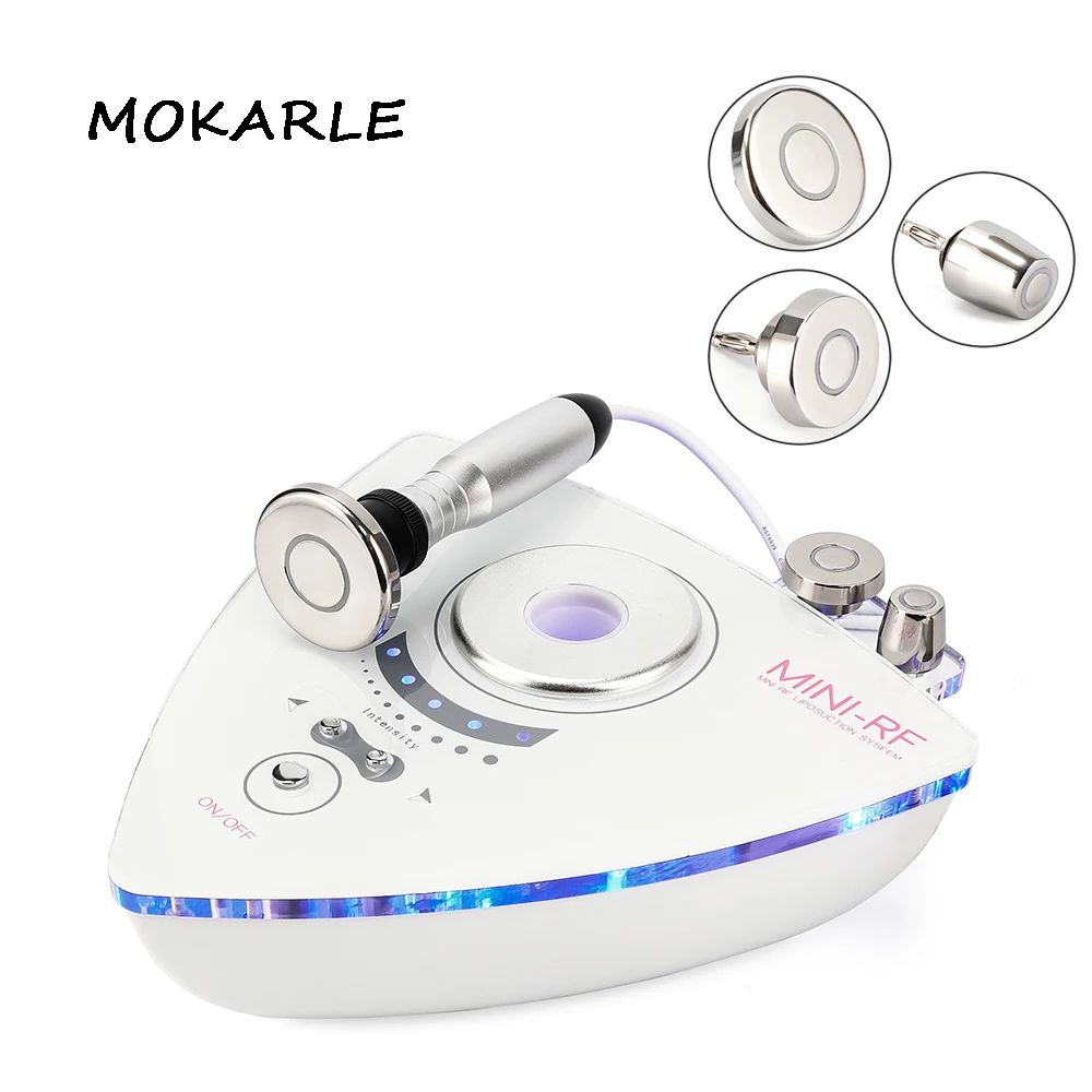 

3 in1 RF Triangular Radiofrequency Facial Beauty Device Anti Wrinkle Whitening Skin Firming Removal Double Chin Body Slimming